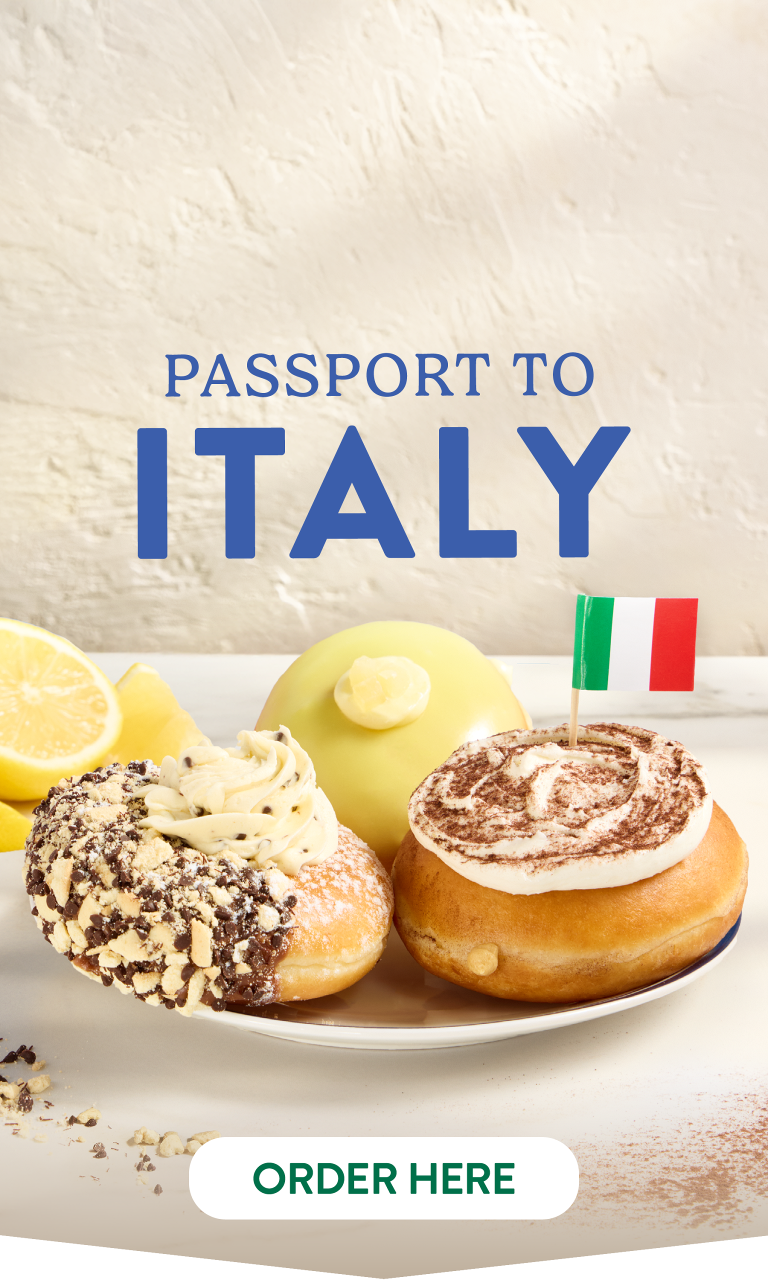 Krispy Kreme Escape to Italy 2025 LTO - KK Website Mobile Banner 1800x3000px FINAL