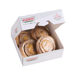 Cinnamon Scroll 4 Pack (Available Saturday 6 June & Sunday 7 June only. Not available at Krispy Kreme Mt Gambier)